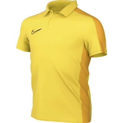 Image of Nike Unisex Kids Dri fit Academy Polo Shirt, Tour Yellow/University Gold/Black, L UK