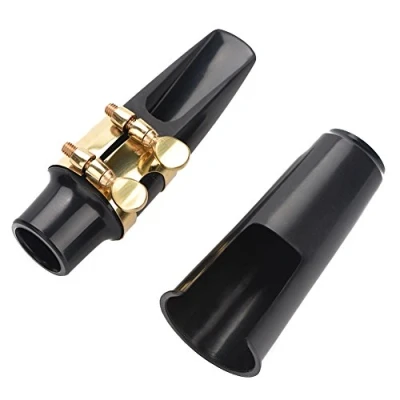 Image of Drfeify Alto Saxophone Mouthpiece, Professional Flute Head Mouthpiece for Sax Jazz Musical Instrument Accessories