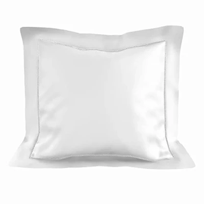 Image of Soleil d&#039;ocre, 553053 Cotton Pillowcase 63 x cm Percale White