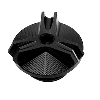 Image of SG Store Engine Oil Drain Plug Sump Nut Cup Cover Compatible with Kawasaki Z900/Z400/Z650/Z900/Z1000 M20x2.5 CNC Aluminum Alloy Motorcycle Parts Black