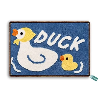 Image of Vintage Tin Sign Funny Duck Metal Wall Art Kitchen Poster Cafe Pub Plaque 8x6 Inch