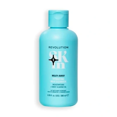 Image of Revolution SKin, Milky Away Hydrating Cleansing Milk, Face Cleanser, Removes Makeup, For All Skin Types, Vegan &amp; Cruelty Free, 200ml