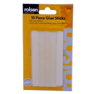 Image of Rolson 61220 10 pc 100 x 11.2 mm Glue Sticks