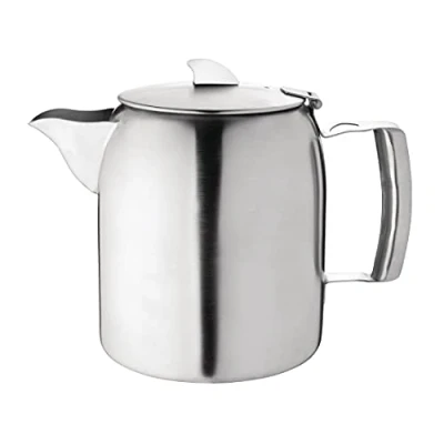Image of Vogue Professional Black Handled Large Serving Spoon 340mm Stainless Steel Dishwasher Safe CS910