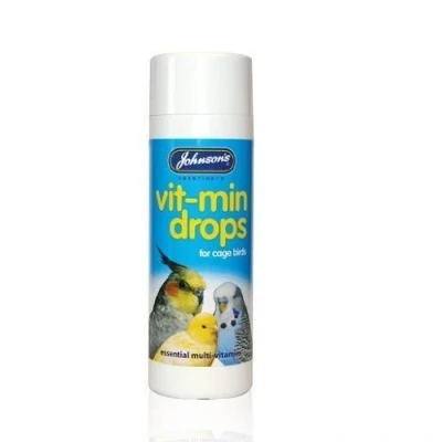 Image of Johnsons Vitamin/Minerals Drops for Cage Birds 100ml (TP)(JVMDB)