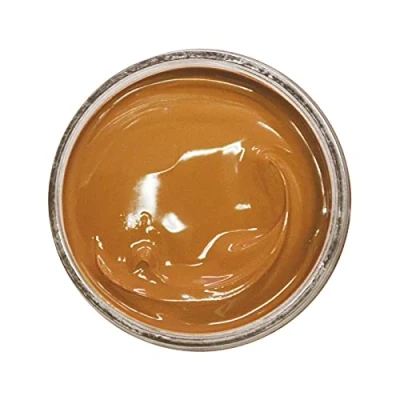 Image of Famaco 50ml Tan Girolle Clement Leather Deluxe Cream Polish for Boot and Shoe with Application Brush Nourish Protector Kit Boots Shoes