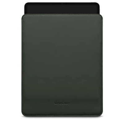 Image of WOOLNUT Matte PU Sleeve Cover Case for iPad Pro 13 inch &amp; Air Black, with Perfect tailor made fit/iPad 12.9 13(M4, 2024) Compatibility