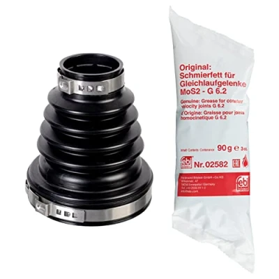 Image of 1609936680 CV Boot FEBI BILSTEIN 176073 transmission sided, Front Axle Right Thermoplastic polyester elastomer PEUGEOT: 2008 Estate
