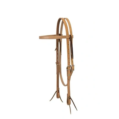 Image of Turquoise Cross Skirting Leather Headstall