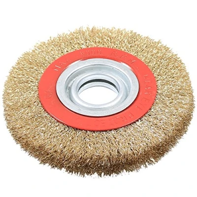 Image of 6&quot; Wire Brush Wheel &amp; Adaptor Rings