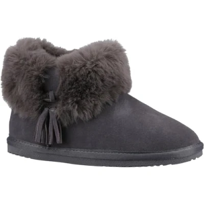 Image of Hush Puppies Women&#039;s Ayana Slippers, Grey, 5 UK