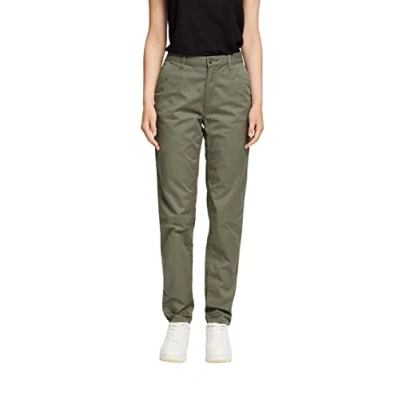 Image of ESPRIT Women&#039;s Trouser, 350/KHAKI GREEN, 6/34