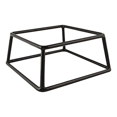 Image of Genware NEV RSR WBK08 Anti Slip Buffet Riser, 18 cm x 8 cm, Black