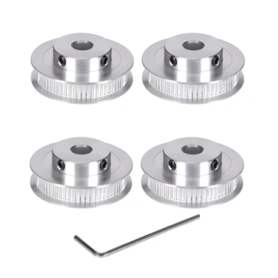 Image of BZ 3D GT2 Timing Pulley 60 teeth 8mm bore 6mm Width Belt Aluminum for Printer,CNC.(Pack of 4pcs)（60 8mm）