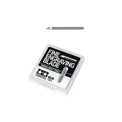 Image of TAMIYA 74145 Engraving Blade 0.15 mm / 2 Shaft Length 25 Model Making Accessories