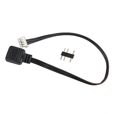 Image of WOEIFGV Cool Moon Fan Adapter Cable 4Pin/ 6Pin to 5V ARGB 3Pin Converter Cord for Controller Adaptor Connector