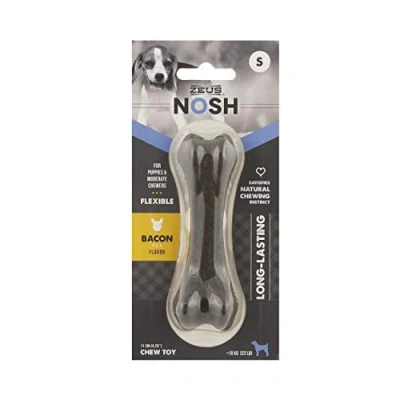 Image of Zeus NOSH FLEXIBLE Chew Bone for Puppies Bacon Flavour, Small