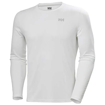 Image of Helly Hansen Men&#039;s Hh Lifa Active Solen Ls Shirt, White, XXL UK