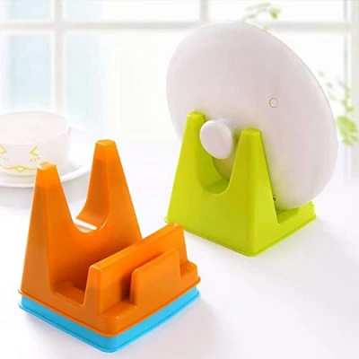 Image of 1 Pcs Organizer Rack Spoon Rest Pot Pan Lid Stand Kitchen Holder Tool Utensil Holders Cover