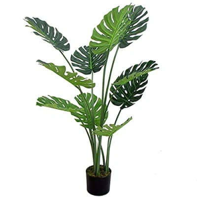 Image of Leaf realistic Artificial Monstera CHEESE Plant 120cm, AZ