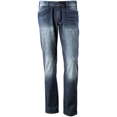 Image of Mascot 15379 869 76 Manhattan Frontline Jeans, Size W29L32, Washed Blue Denim