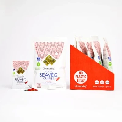 Image of Clearspring Organic Seaveg Crispies Multipack (6, Chilli)
