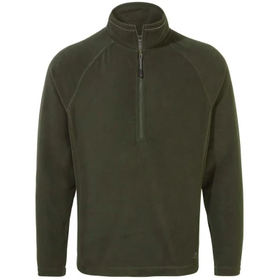 Image of Craghoppers Mens Expert Corey 200 Half Zip Fleece (Dark Cedar Green) Size Large