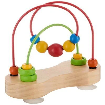 Image of Hape E1801 Double Bubble Wooden Bead Maze, Multi colou