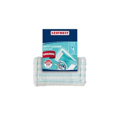 Image of Leifheit Replacement Micro Fibre Cleaning Pad for Bath Cleaner Duo, Tile and Squeegee, Shower Cabin