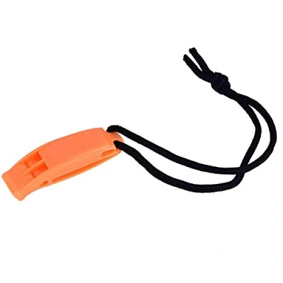 Image of Keenso Whistle, Scuba Whistle 3Colors Loud Safety Emergency Rescue for Diving Hiking Camping Neon Orange Dive