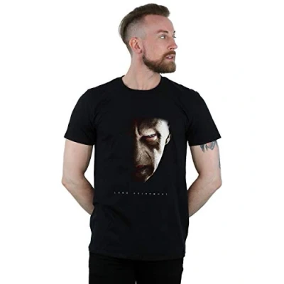 Image of Harry Potter Men&#039;s Lord Voldemort Portrait T Shirt Black Large