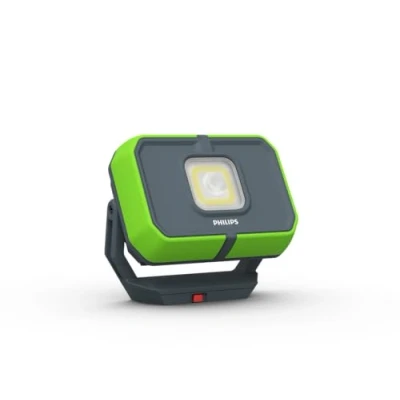 Image of Philips Xperion 3000 Flood LED work light, rechargeable floodlight, 1000lm, power bank function