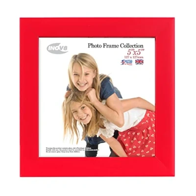 Image of Inov8 Framing PFVS RERE 55 Photo Frame, Regal Red, 5x5