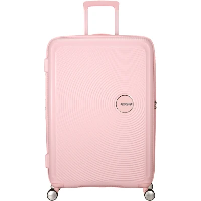 Image of American Tourister SoundBox Large Check in Pastel Pink