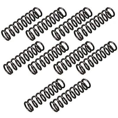 Image of sourcingmap Compression Spring 1.2mm Wire Dia , 9mm OD 35mm Free Length Steel Extension Spring,Black,10Pcs