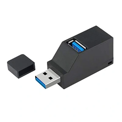 Image of EasyULT 3 Port USB 3.0 Hub (2 2.0 + 3.0), Premium Aluminum Mini Hub, Portable Splitter for Macbook, Mac Pro/mini, iMac, Surface Pro
