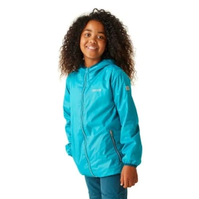 Image of Regatta Kids Lever II Waterproof Jacket Tahoe Blue 15 16 Years