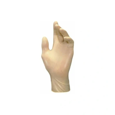 Image of Mapa Professional Disposable Gloves, Latex, Size 8, Box of 100
