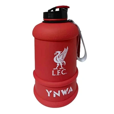 Image of Offical Licensed Liverpool F.C Gym Bottle 1.3 Litres, BPA Free, Wrist Strap and Handle, Leakproof