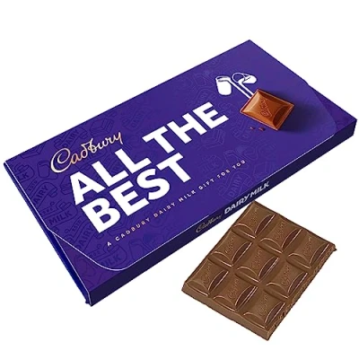 Image of Cadbury All the best Dairy Milk Chocolate Bar With Gift Envelope