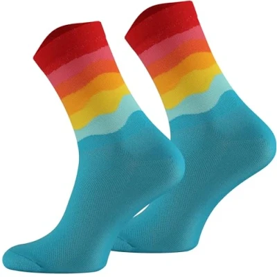 Image of TODO Cycling Socks Men and Women. Breathable Bike Socks. Funny Beer Motif. Womens, Biking (Beer Ride BA, 39 42)