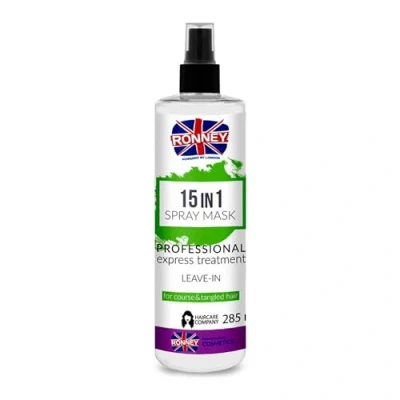 Image of RONNEY 15in1 Leave in Conditioner Spray for Glossy Hair Detangling &amp; Heat Protector Moisturise Nourish Professional Curly Shine