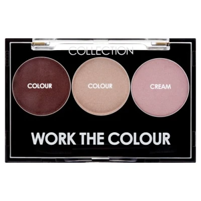 Image of Collection Work The Colour Trio Eyeshadow Naughty n nude 3g