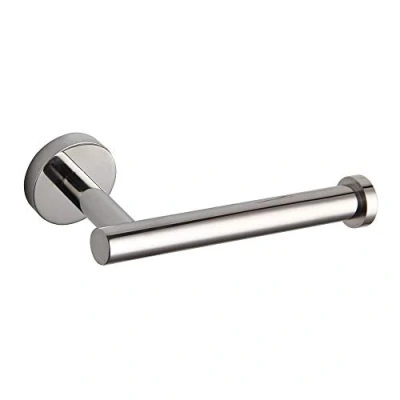 Image of GERZ SUS 304 Stainless Steel Toilet Paper Roll Holder Towel Dispenser Tissue Hanger Wall Mounted Polished Chrome