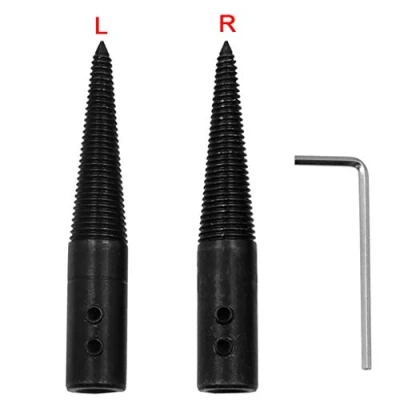 Image of Taper Spindle Left Right Tapered Adapter Threaded for Bench Buffer Buffing Polishing Wheel Connecting
