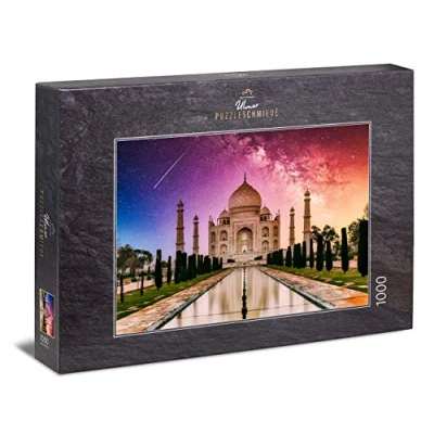 Image of Ulmer Puzzleschmiede puzzle the Taj Mahal 1000 pieces jigsaw famous in front of a fantastic sky