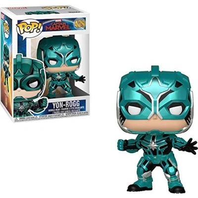 Image of Funko POP! Captain Marvel Yon Rogg Collectable Vinyl Figure For Display Gift Idea Official Merchandise Toys Kids &amp; Adults Movies Fans Model Collectors