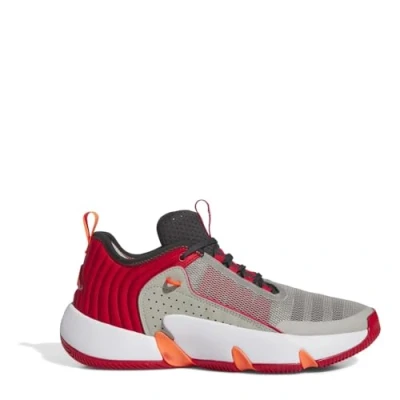 Image of adidas Unisex Trae Unlimited Shoes Sneakers, Metal Grey/Carbon/Better Scarlet, 11 UK
