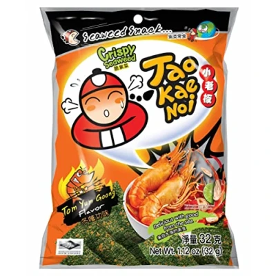 Image of TAO KAE NOI Crispy Seaweed Tom Yum Goong 32G