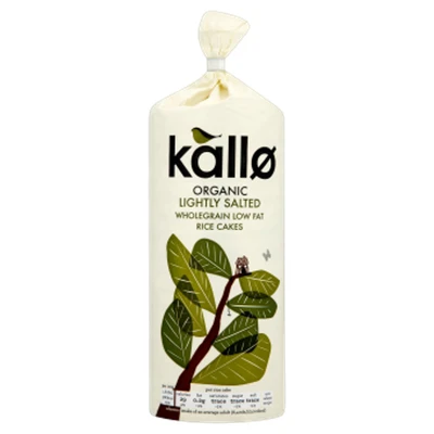 Image of Kallo Rice Cakes Slightly Salted 130g X 7 (Pack of 7)
